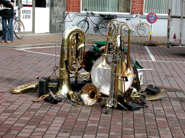 een prachtige collectie instrumenten